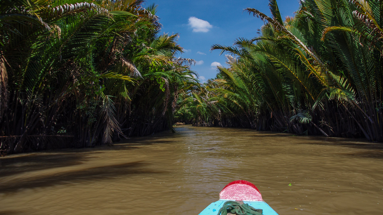 Vietnam - Dezember 2012<br>Mekong Delta südlich von Saigon