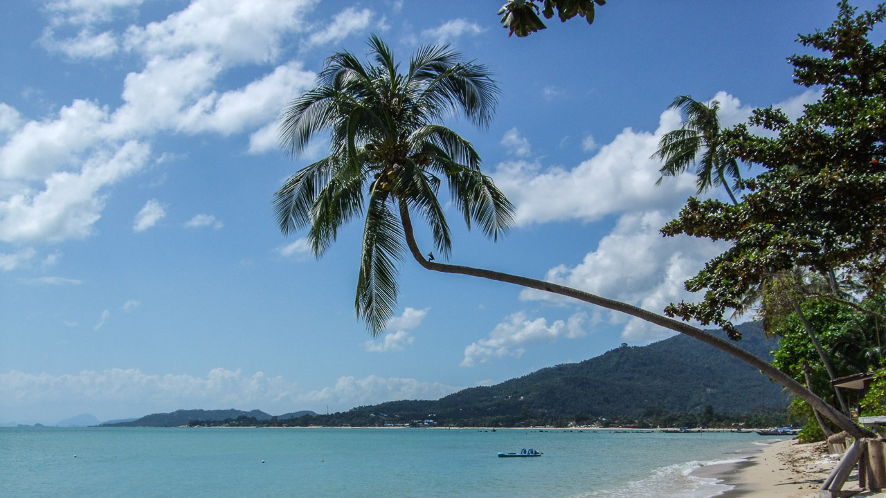 Thailand - Dezember 2007<br>Ko Samui, Strandspaziergang in Lamai