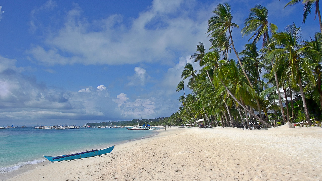 Philippinen - Dezember 2013<br>Boracay, Whitesand Beach im Süden